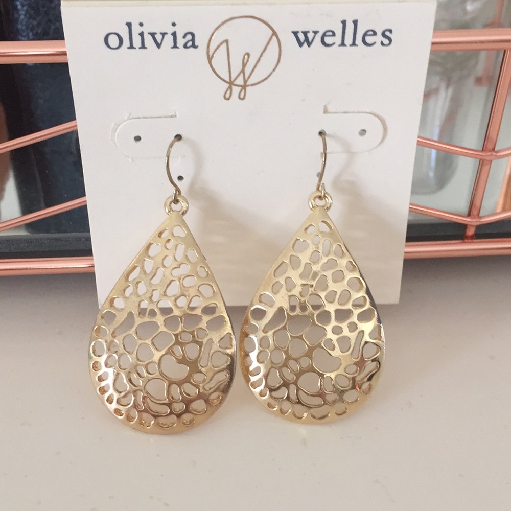 Olivia Welles gold plated earrings